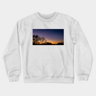 Sunset landscape photo colors Crewneck Sweatshirt